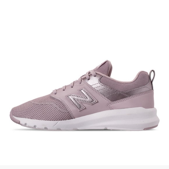 New Balance Women's Blush Rose White Sneakers - Picture 3 of 8